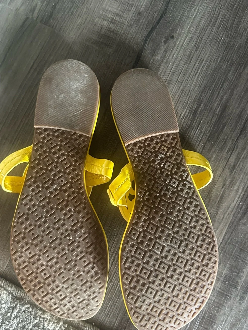 Tory Burch bright yellow